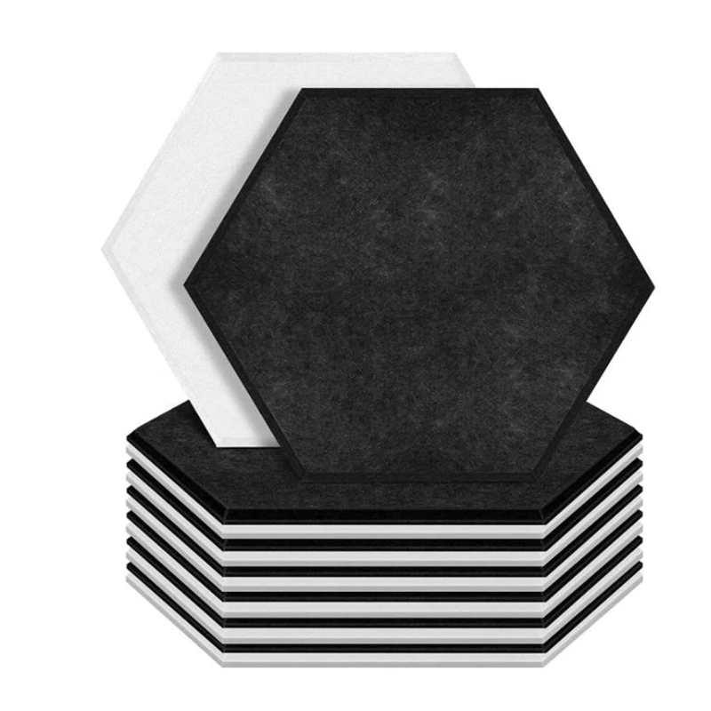 12 Pcs Hexagon Acoustic Panels Beveled Edge Sound Proof Foam Panels,Sound Proofing Padding for Studio,Acoustic Treatment
12 Pcs Hexagon Acoustic Panels Beveled Edge Sound Proof Foam Panels,Sound Proofing Padding for Studio,Acoustic Treatment
