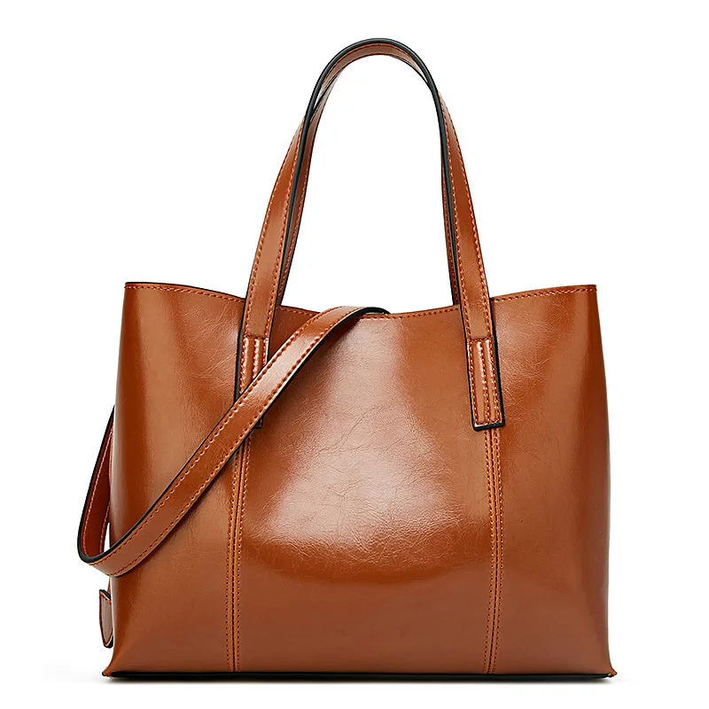 Big bag 2021 new fashion simple handbag temperament shoulder messenger bag ladies wax leather handbag
Big bag 2021 new fashion simple handbag temperament shoulder messenger bag ladies wax leather handbag