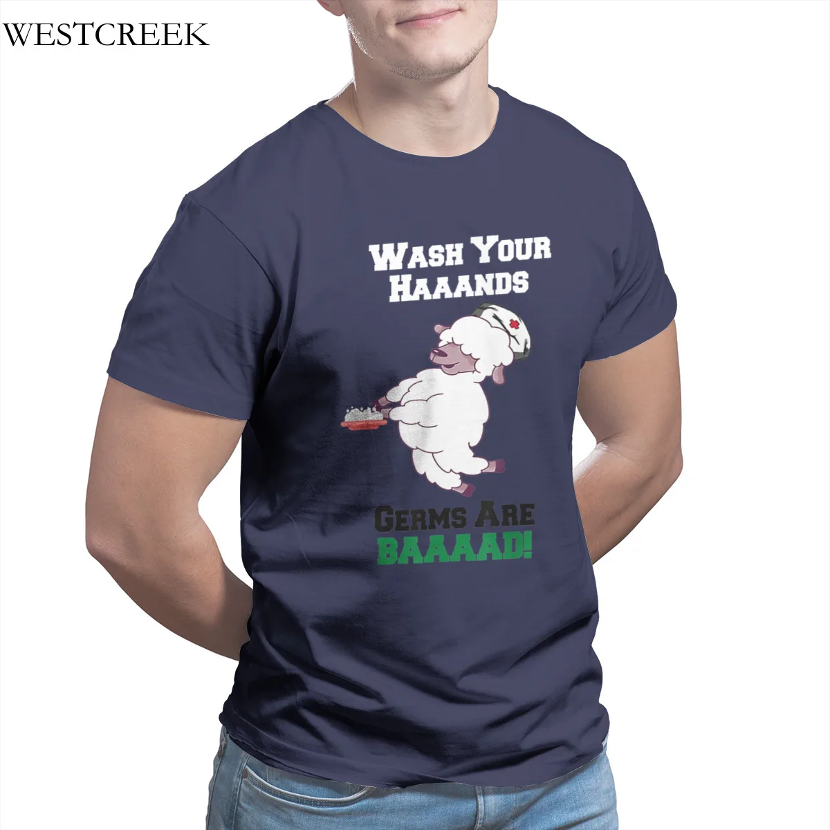 Sheep Funny Nurse School Sheep Wash Your Hands G T-Shirt Print Funny Couples Matching Tops Round Collar T-shirts 20553
Sheep Funny Nurse School Sheep Wash Your Hands G T-Shirt Print Funny Couples Matching Tops Round Collar T-shirts 20553