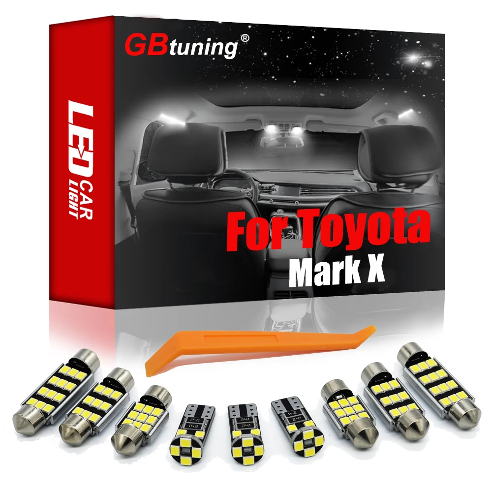 Gbтюнинг без ошибок светодиодный 10 шт. для Toyota Mark X I II 1 2 (2004 - 2020) Автомобильный интерьер багажник внутренняя лампа аксессуары светильник
Gbтюнинг без ошибок светодиодный 10 шт. для Toyota Mark X I II 1 2 (2004 - 2020) Автомобильный интерьер багажник внутренняя лампа аксессуары светильник
