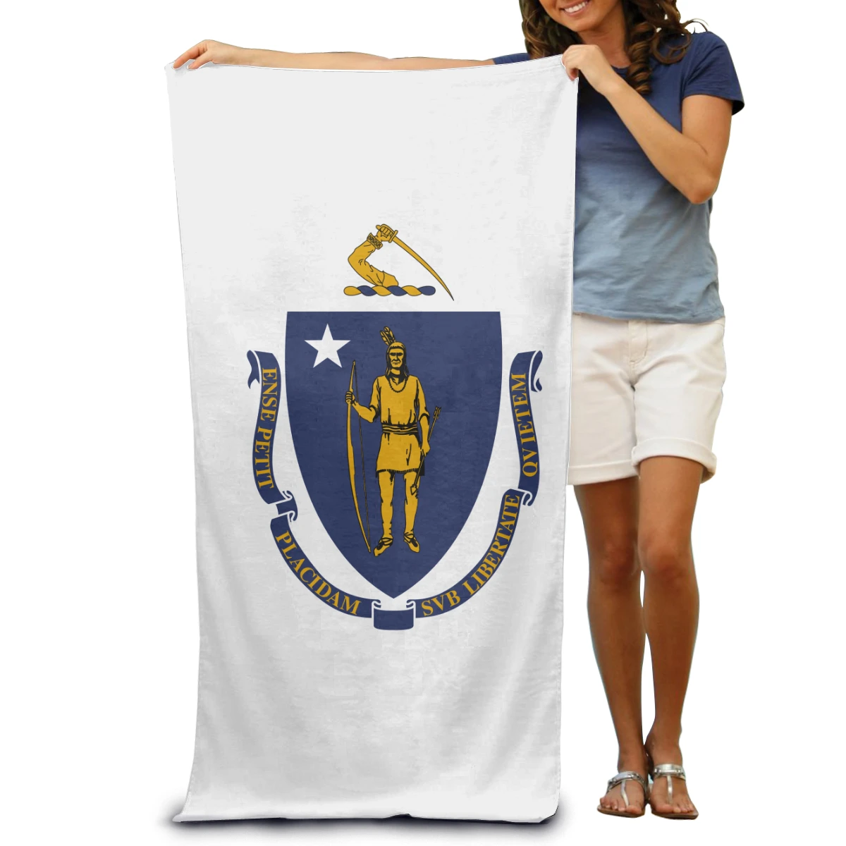 Massachusetts Flag Soft Bath Towel Fashion Wearable Beach Spa Wash Clothing Diving Suit Change Swim Robe Summer Pool Swimming
Massachusetts Flag Soft Bath Towel Fashion Wearable Beach Spa Wash Clothing Diving Suit Change Swim Robe Summer Pool Swimming