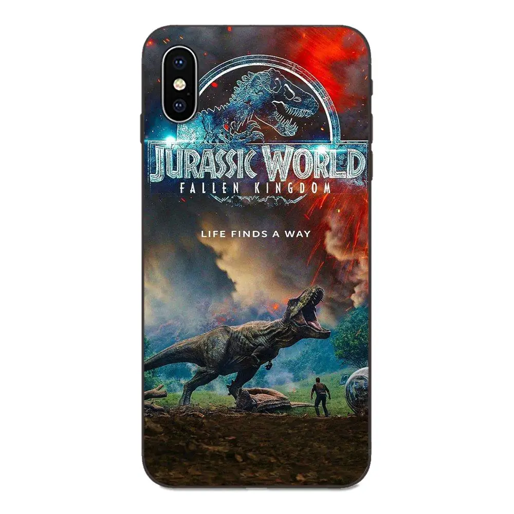 Мягкий чехол для телефона Apple iPhone X XS Max XR 4 4S 5 5S SE 6 6S 7 8 Plus Парк Юрского периода мир