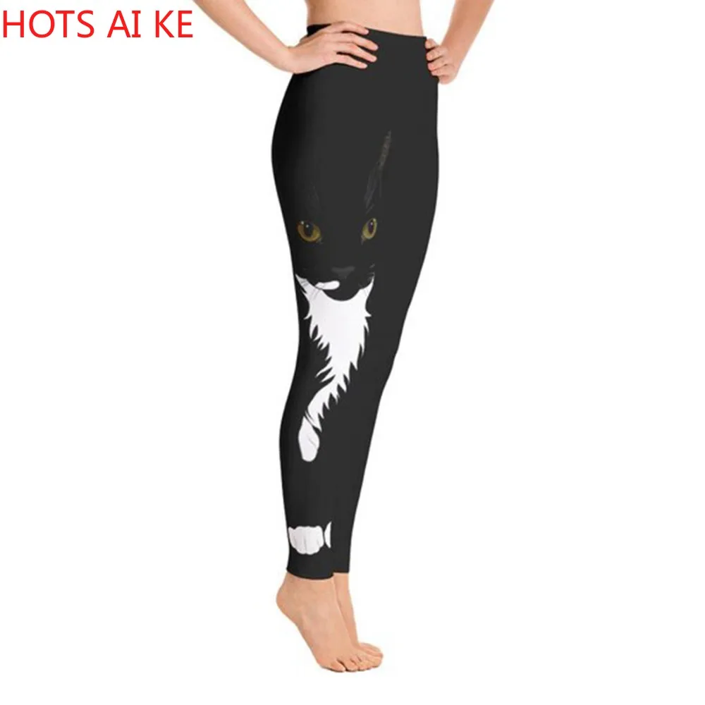 Fashion Autumn Style Digital Printed Leggings Sport Lovely Black Cat Pattern Slim Workout Polyester Leggings
Fashion Autumn Style Digital Printed Leggings Sport Lovely Black Cat Pattern Slim Workout Polyester Leggings