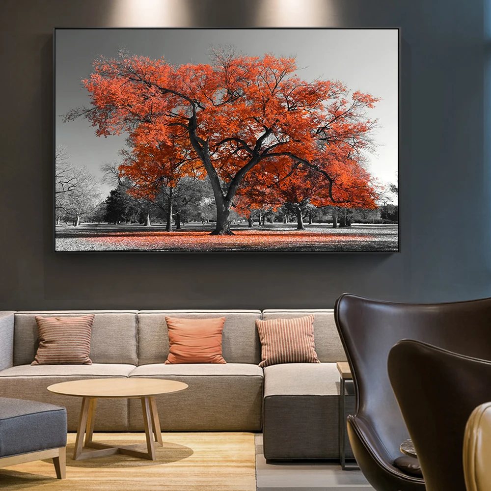 Red Yellow Black and White Maple Leaf Tree HD Print Wall Art Canvas Painting Pictures Living Room Decoration Posters and Prints
Red Yellow Black and White Maple Leaf Tree HD Print Wall Art Canvas Painting Pictures Living Room Decoration Posters and Prints
