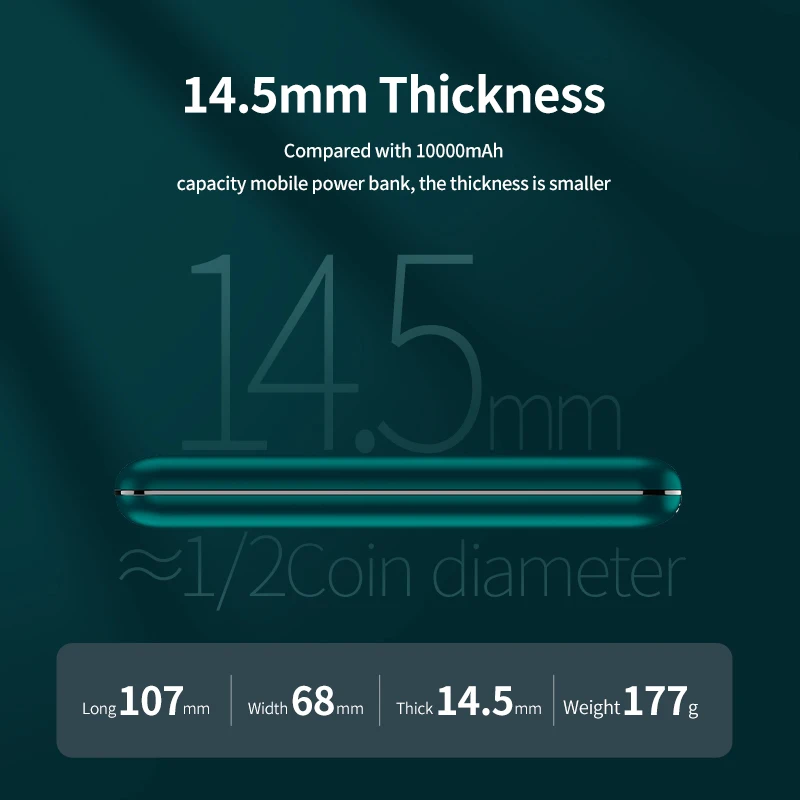 New WOPOW Mini Power Bank 10000mAh PD18W QC22.5W Super Charging Charger Portable External Battery Charger Powerbank for Xiaomi
New WOPOW Mini Power Bank 10000mAh PD18W QC22.5W Super Charging Charger Portable External Battery Charger Powerbank for Xiaomi