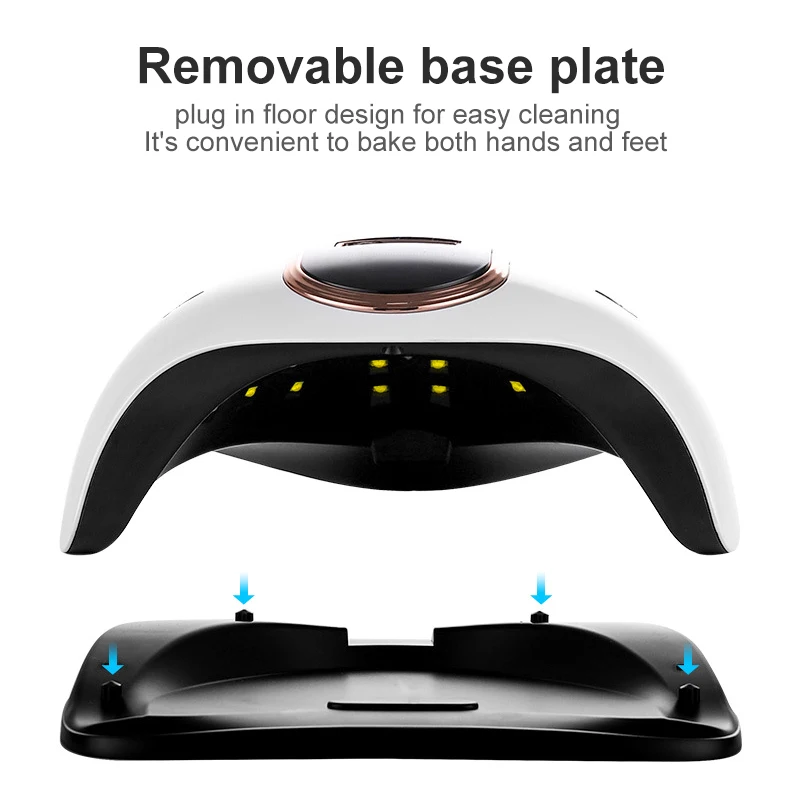 Professional 180/168/48W LED UV Lamp Nail Dryer 57/36leds Nail Lamp 4 MODE for Manicure Gel Varnish Drying Lamp With LCD Display
Professional 180/168/48W LED UV Lamp Nail Dryer 57/36leds Nail Lamp 4 MODE for Manicure Gel Varnish Drying Lamp With LCD Display
