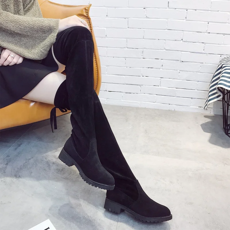 2022 New Winter Over The Knee Women Boots Stretch Fabrics High Heel Slip on Shoes Pointed Toe Woman Long autumn Boots Size 35-40
2022 New Winter Over The Knee Women Boots Stretch Fabrics High Heel Slip on Shoes Pointed Toe Woman Long autumn Boots Size 35-40