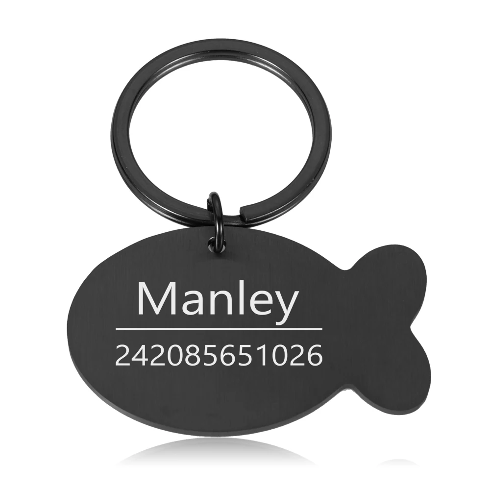 Six Shapes Black Engraved Cat Dog Pet ID Tag Dog Anti-lost Collar Charm Pet Name Necklace Collar Puppy Cat Collar Accessories
Six Shapes Black Engraved Cat Dog Pet ID Tag Dog Anti-lost Collar Charm Pet Name Necklace Collar Puppy Cat Collar Accessories