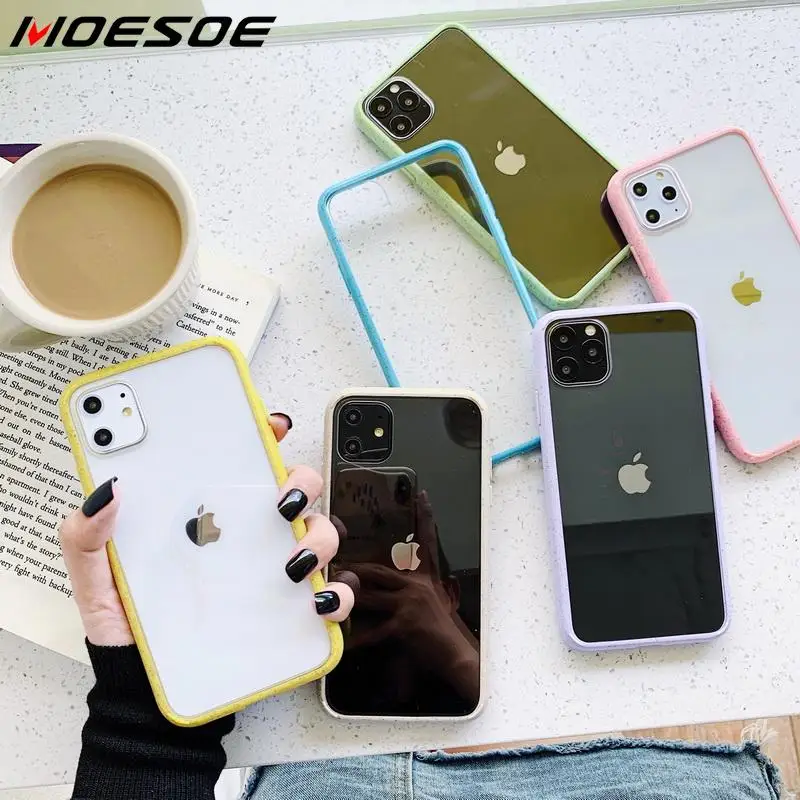 Фото Для iPhone 11 Pro Max 7 8 6 6s s Plus чехол жидкий силикон мягкий бампер для XR X XS жесткий