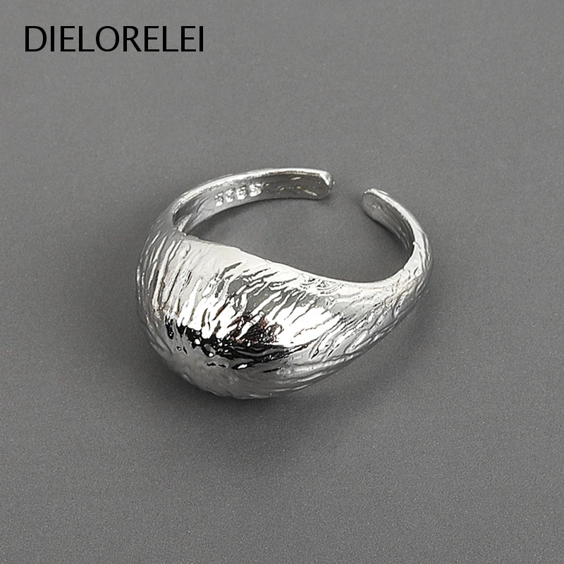 DIELORELEI 925 Sterling Silver Accessories Gift Women Simple Girls Minimalist Style Adjustable Ring Prevent Allergy
DIELORELEI 925 Sterling Silver Accessories Gift Women Simple Girls Minimalist Style Adjustable Ring Prevent Allergy