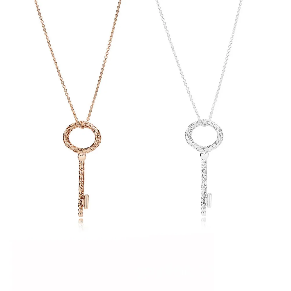 Fashion Original 925 Sterling Silver Regal Key Lock Europe Link Pendant Necklace For Women Beads Charm Holiday Gift DIY Jewelry
Fashion Original 925 Sterling Silver Regal Key Lock Europe Link Pendant Necklace For Women Beads Charm Holiday Gift DIY Jewelry