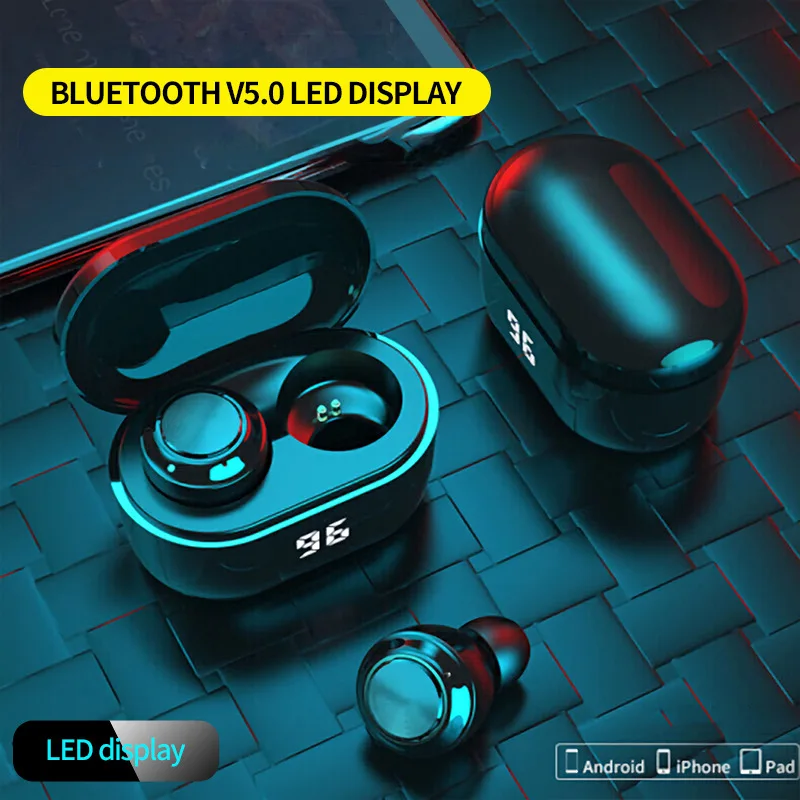 A6 Bluetooth Headset TWS Wireless Bluetooth Headset Bluetooth 5.0 Binaural Stereo in-ear Digital display Bluetooth headset
A6 Bluetooth Headset TWS Wireless Bluetooth Headset Bluetooth 5.0 Binaural Stereo in-ear Digital display Bluetooth headset