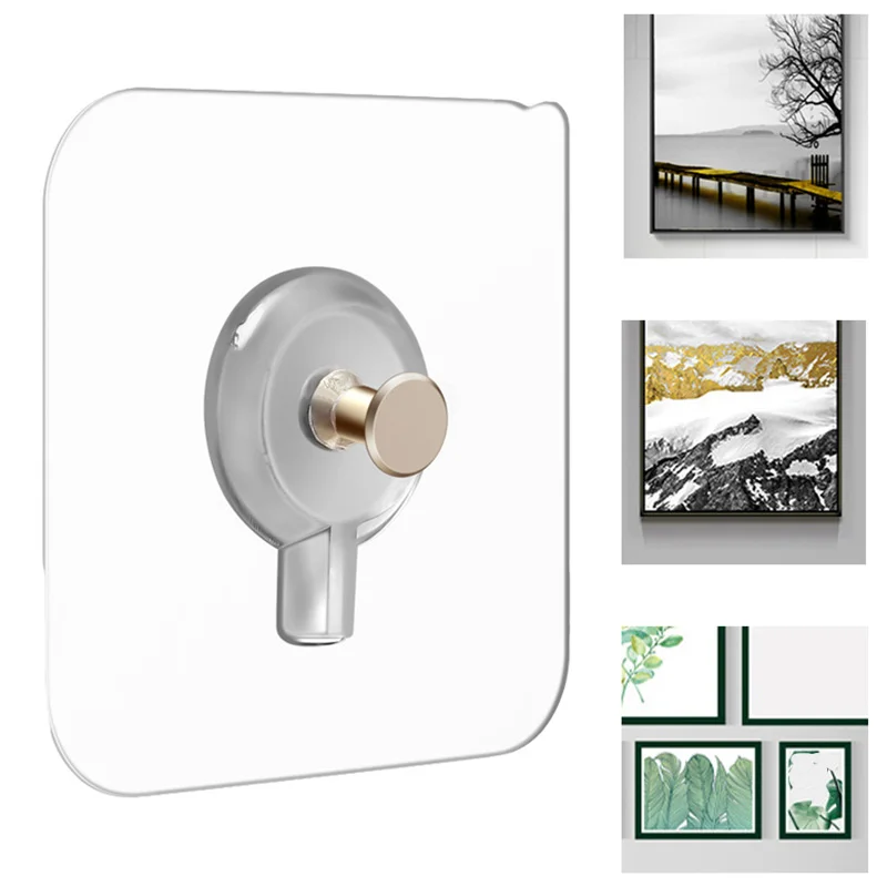 4PC Wall Hook Self Adhesive Nails Photo Frame Transparent Creative Non-Trace Hanging Wall Decoration Kitchen Bathroom Organizer
4PC Wall Hook Self Adhesive Nails Photo Frame Transparent Creative Non-Trace Hanging Wall Decoration Kitchen Bathroom Organizer