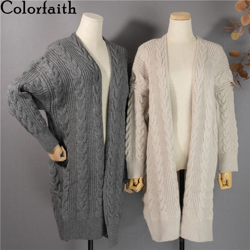 Colorfaith, новинка 2021, зима-весна, женский свитер, v-образный вырез, миди, кардиганы, Ретро стиль, элегантный, корейский стиль, большие размеры, жен...
Colorfaith, новинка 2021, зима-весна, женский свитер, v-образный вырез, миди, кардиганы, Ретро стиль, элегантный, корейский стиль, большие размеры, жен...