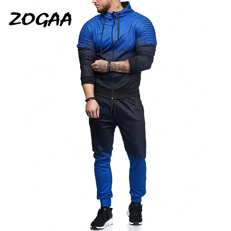 ZOGAA New Casual Mens Tracksuit For Men 2 Piece Set Tops And Pants Fitness Sweat Suits Men Fashion Clothing Outfits Men Joggers
ZOGAA New Casual Mens Tracksuit For Men 2 Piece Set Tops And Pants Fitness Sweat Suits Men Fashion Clothing Outfits Men Joggers