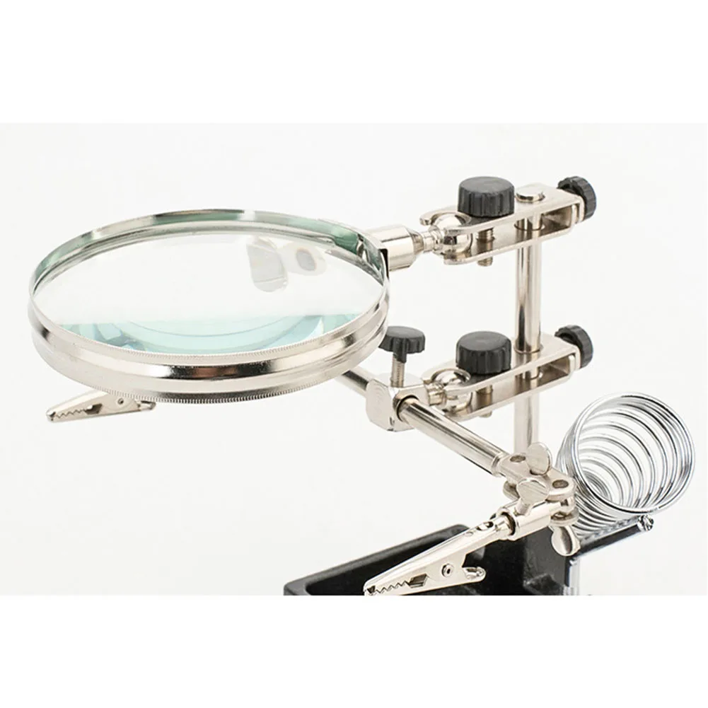 Helping Third Hand Soldering Clips Magnifier Glass Clamps Station Stand Holder Soldering Tools 1*Magnifier
Helping Third Hand Soldering Clips Magnifier Glass Clamps Station Stand Holder Soldering Tools 1*Magnifier