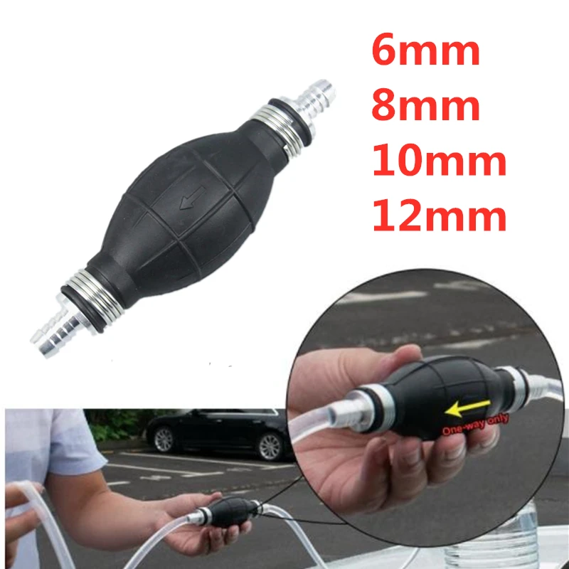 6mm/8mm/10mm/12mm Hand Fuel Pump Rubber Aluminum Hand Primer Bulb diesel oil transfer Pump petrol for Car Boat Marine Outboard
6mm/8mm/10mm/12mm Hand Fuel Pump Rubber Aluminum Hand Primer Bulb diesel oil transfer Pump petrol for Car Boat Marine Outboard