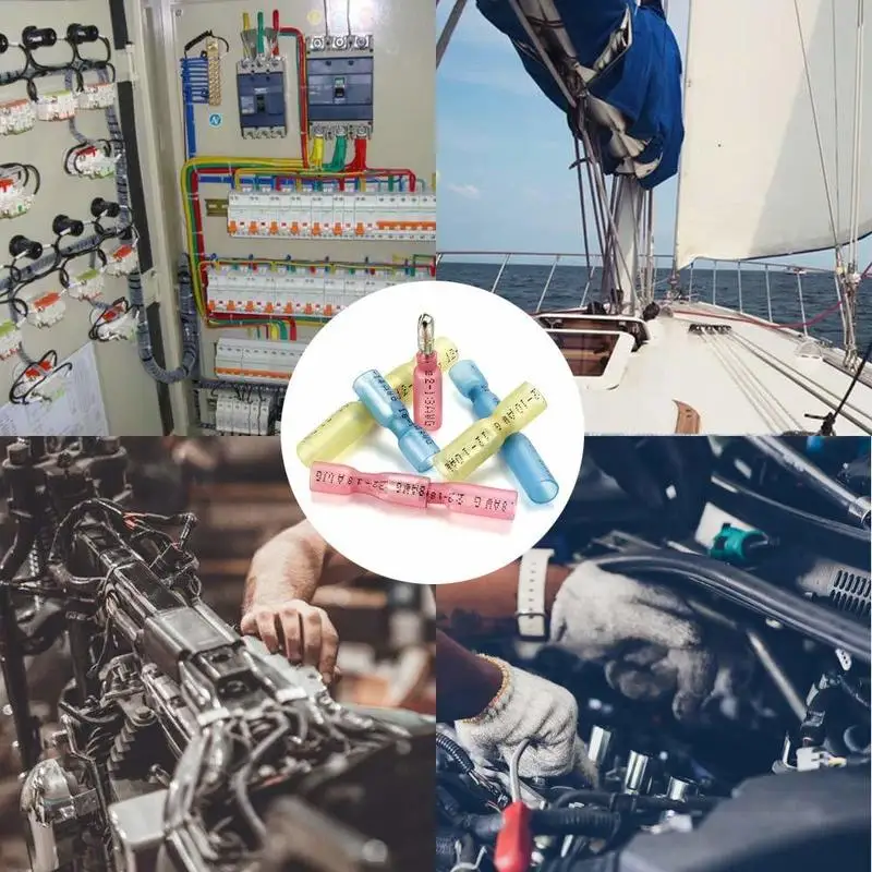 60PCS 10-22AWG Heat Shrink Bullet Terminal Female Male Electrical Wire Connectors Splice Crimp Terminals Waterproof Assortment
60PCS 10-22AWG Heat Shrink Bullet Terminal Female Male Electrical Wire Connectors Splice Crimp Terminals Waterproof Assortment