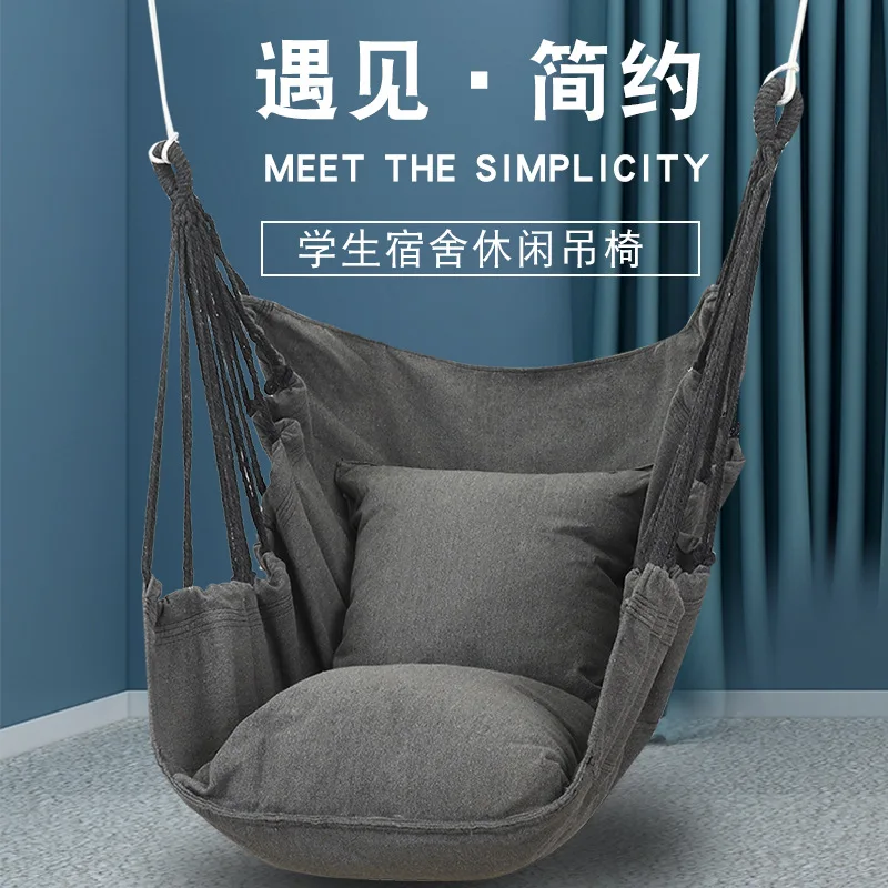 Canvas Hanging Chair College Student Dormitory Hanging Chair Swing Adult Leisure Hanging Chair
Canvas Hanging Chair College Student Dormitory Hanging Chair Swing Adult Leisure Hanging Chair