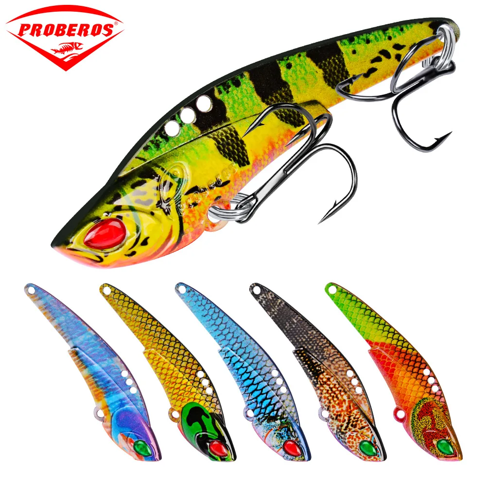 6.0cm/12g Sequins Fake Lure Metal VIB Simulation Fishing Lure with Double 8# Treble Hook
6.0cm/12g Sequins Fake Lure Metal VIB Simulation Fishing Lure with Double 8# Treble Hook