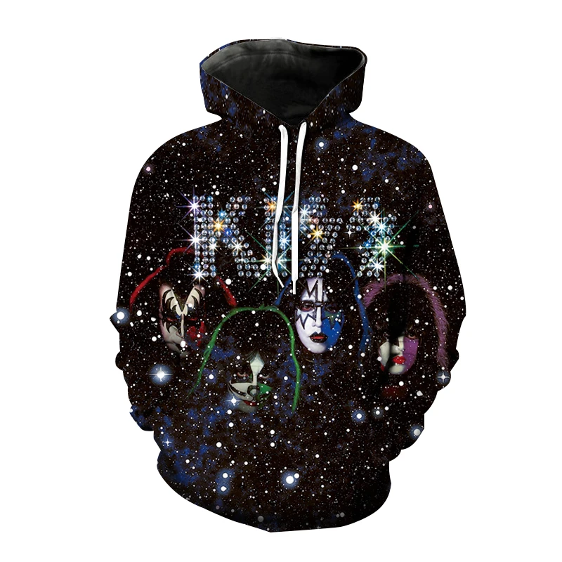 Kiss Music Band Hoodies 3D Print Men Women Fashion Streetwear Hard Rock Heavy Metal Hooded Sweatshirt Pullover Hoodie Tops Coat
Kiss Music Band Hoodies 3D Print Men Women Fashion Streetwear Hard Rock Heavy Metal Hooded Sweatshirt Pullover Hoodie Tops Coat