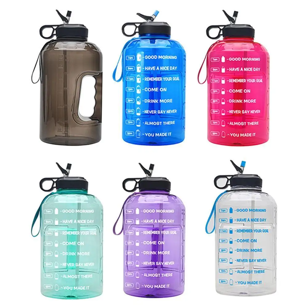 1 Gallon 3.78L Water Bottle With Straw Clear Plastic Drinking Bottle Outdoor Travel Camping Large Capacity Kettle GYM Sport Cup
1 Gallon 3.78L Water Bottle With Straw Clear Plastic Drinking Bottle Outdoor Travel Camping Large Capacity Kettle GYM Sport Cup