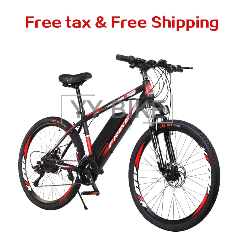 EU Warehouse FRIKE 88EO 26 Wheel Adult Electric Bike 250W 36V 10AH 35KM/H 27 Speed Road EBike Mountain Bicycle Electromobile
EU Warehouse FRIKE 88EO 26 Wheel Adult Electric Bike 250W 36V 10AH 35KM/H 27 Speed Road EBike Mountain Bicycle Electromobile