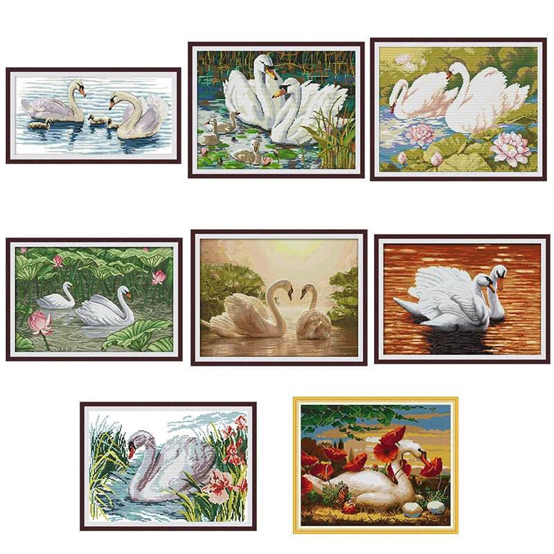 Beautiful White Swan Series DMC Counting Cross Stitch DIY 11CT 14CT Cross Stitch Set Animal Pattern Embroidery Kit Needlework
Beautiful White Swan Series DMC Counting Cross Stitch DIY 11CT 14CT Cross Stitch Set Animal Pattern Embroidery Kit Needlework