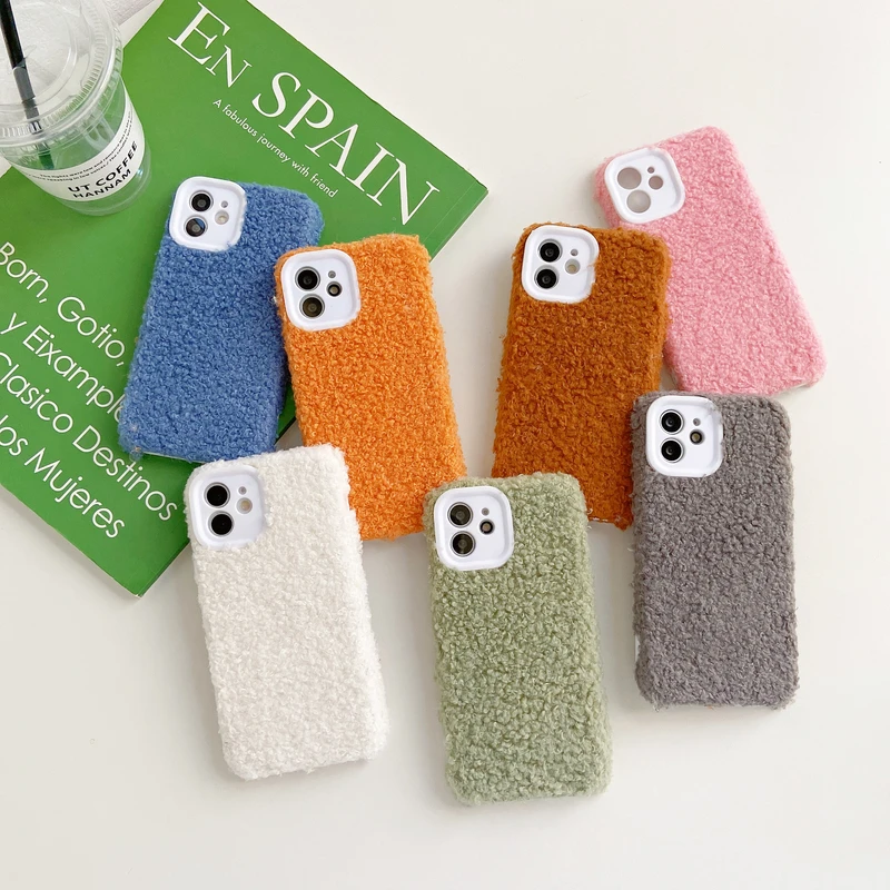 Simple Solid Color Soft Furry Phone Case For iPhone 13 12 11 Pro Max Capa Winter Warm Plush Cover For 7 8 Plus X Xs Max Xr Funda
Simple Solid Color Soft Furry Phone Case For iPhone 13 12 11 Pro Max Capa Winter Warm Plush Cover For 7 8 Plus X Xs Max Xr Funda