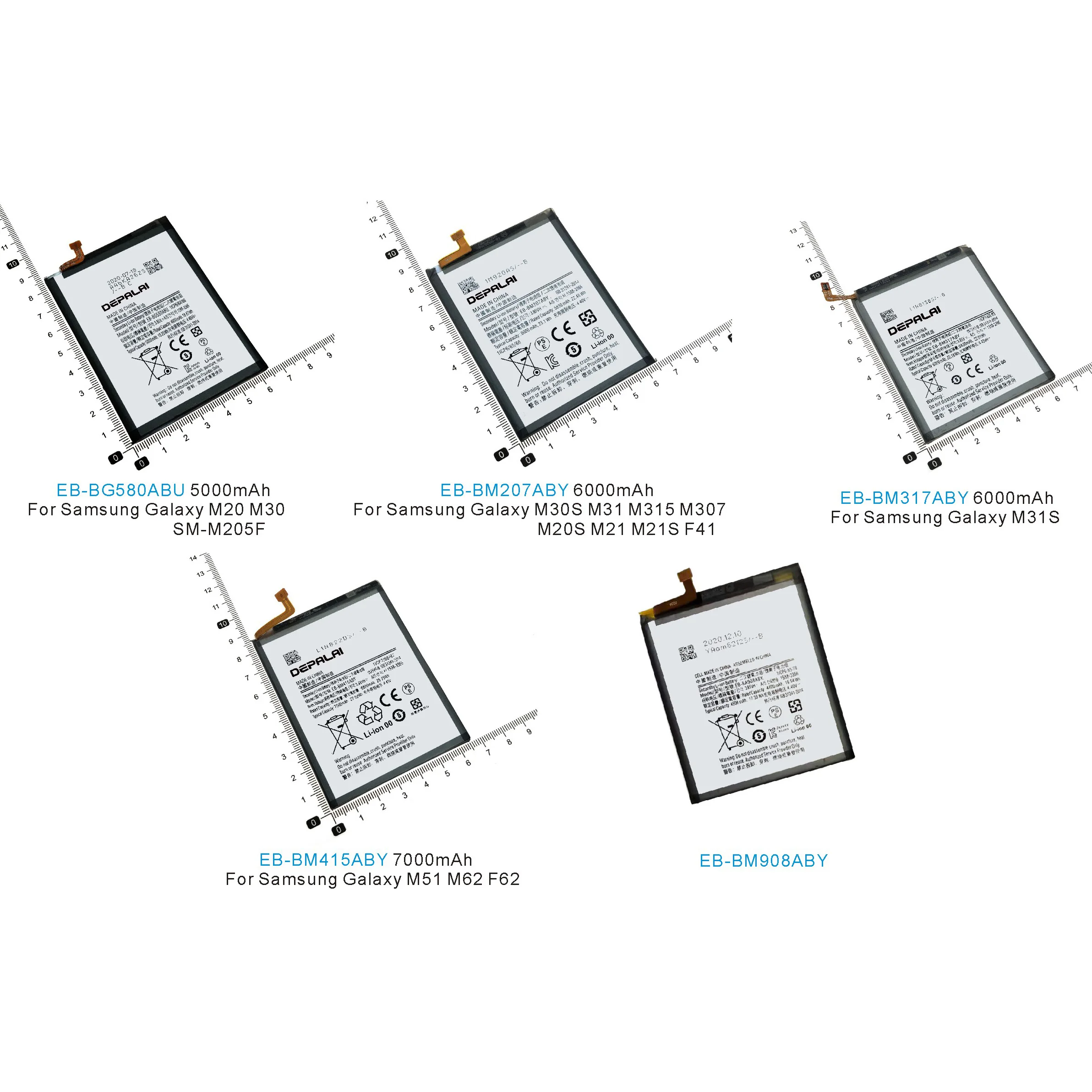 EB-BG580ABU EB-BM207ABY EB-BM317ABY EB-BM415ABY для Samsung M20 M30 S M205F M31 M315 M307 M21 F41 M51 M62
EB-BG580ABU EB-BM207ABY EB-BM317ABY EB-BM415ABY для Samsung M20 M30 S M205F M31 M315 M307 M21 F41 M51 M62