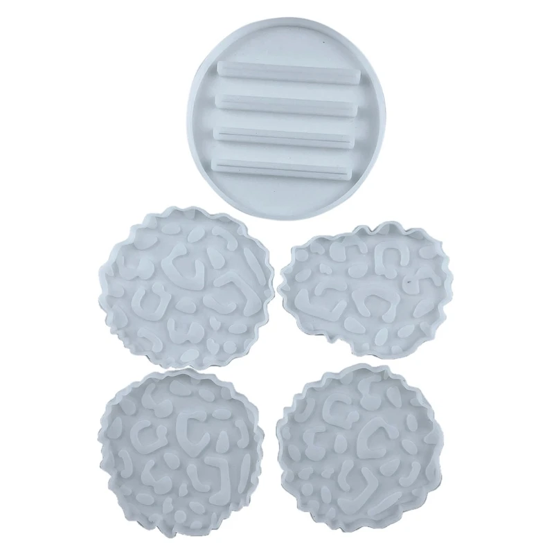 5 Pcs/Set Leopard Irregular Coaster+Base Stand Epoxy Resin Mold Cup Mat+Storage Rack Silicone Mould DIY Crafts Mold
5 Pcs/Set Leopard Irregular Coaster+Base Stand Epoxy Resin Mold Cup Mat+Storage Rack Silicone Mould DIY Crafts Mold
