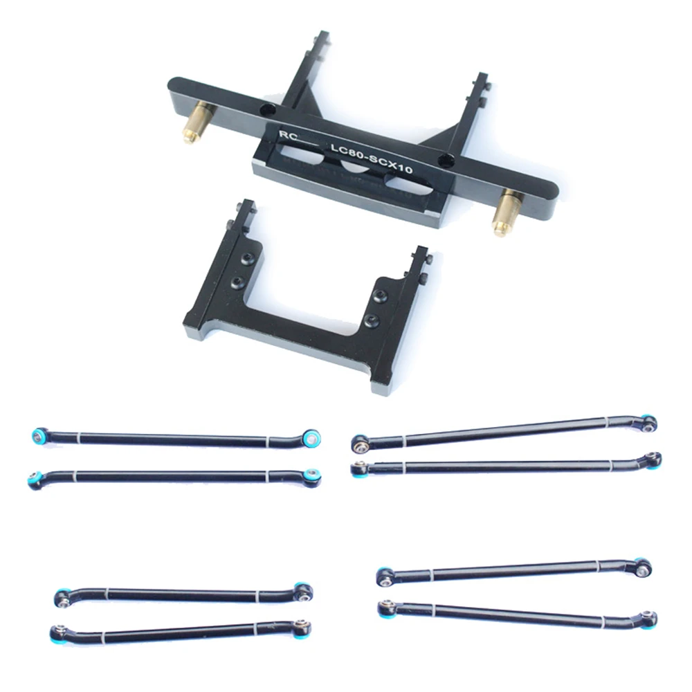 1/10 Rc Car SCX10 ii 90046 Changed to Land Cruiser LC80 Body Car Shell Fixed Mount & 4-link Tie Rod Kit
1/10 Rc Car SCX10 ii 90046 Changed to Land Cruiser LC80 Body Car Shell Fixed Mount & 4-link Tie Rod Kit