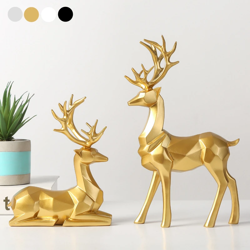 2PCS Nordic Modern Resin Art Creative Deer Ornaments Living Room Home Decoration Crafts
2PCS Nordic Modern Resin Art Creative Deer Ornaments Living Room Home Decoration Crafts