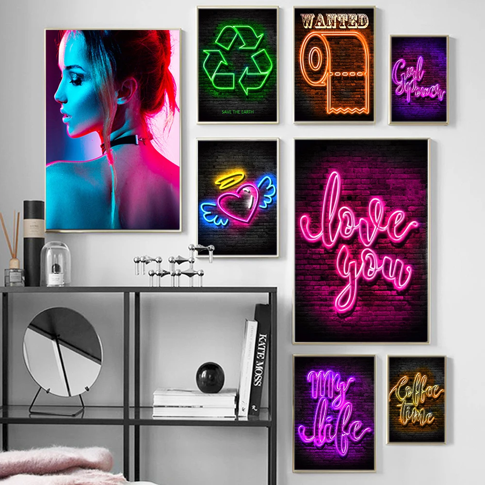 Modern Sexy Nude Girls Neon Lights Poster Street Graffiti Cyberfunk Glow Roll Paper Bar Toilet Wall Decorations Hotel Room Decor
Modern Sexy Nude Girls Neon Lights Poster Street Graffiti Cyberfunk Glow Roll Paper Bar Toilet Wall Decorations Hotel Room Decor