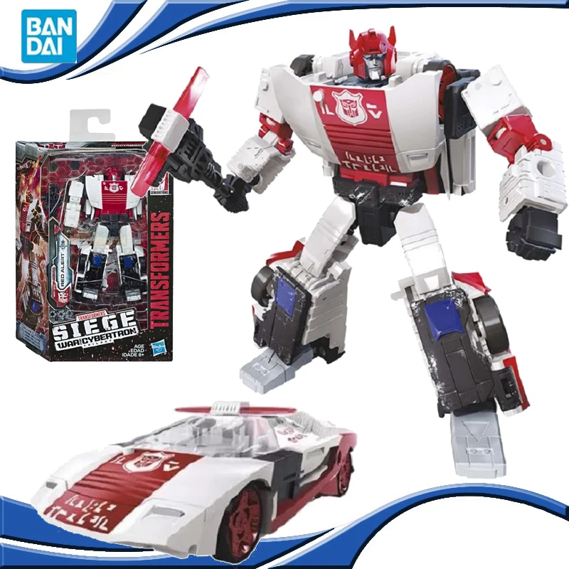 Hasbro Transformers Siege Cybertron Earthrise Deluxe Red Alert Desforation Autobot робот фигурка детская модель игрушки подарок