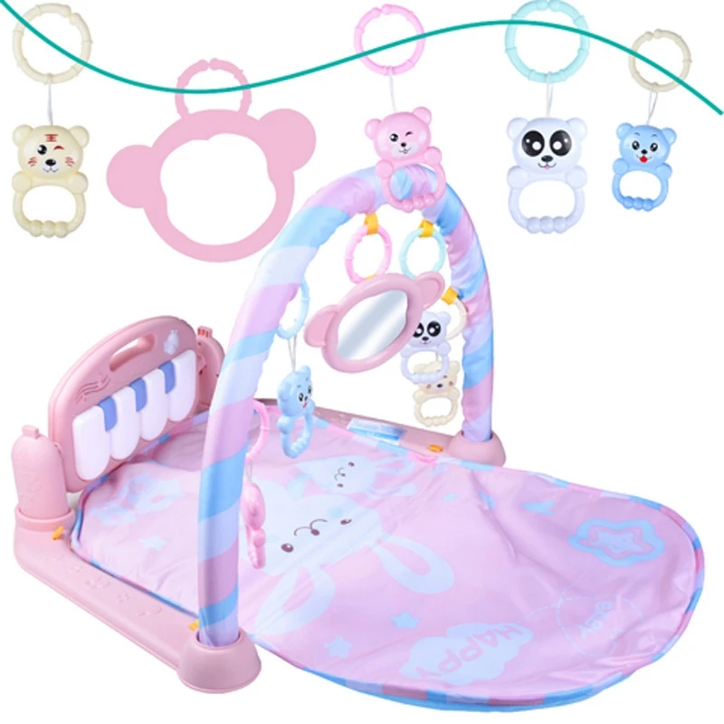 Baby Musical Playmat Kids Rug Gym Fitness Frame Activity Carpet Toys Kid Crawling Game with Piano Keyboard
Baby Musical Playmat Kids Rug Gym Fitness Frame Activity Carpet Toys Kid Crawling Game with Piano Keyboard