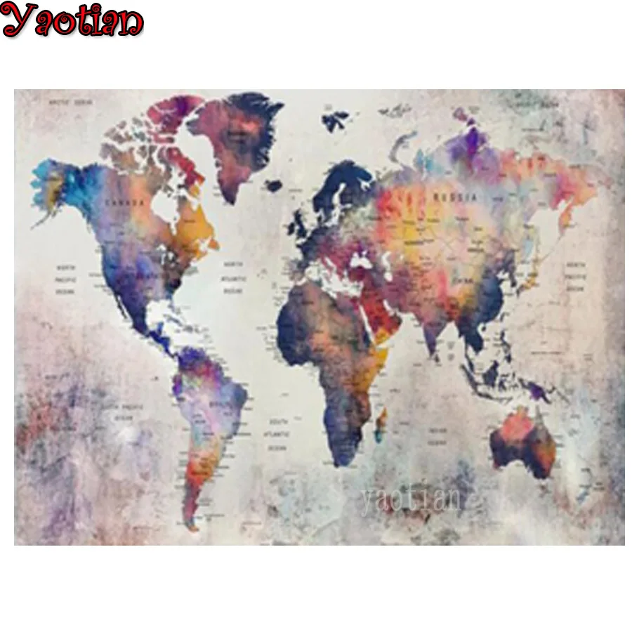 5D DIY Diamond Painting Diamond Mosaic Retro World Map Picture Of Rhinestones Full Drill Square Embroidery Stitch New Arrival
5D DIY Diamond Painting Diamond Mosaic Retro World Map Picture Of Rhinestones Full Drill Square Embroidery Stitch New Arrival