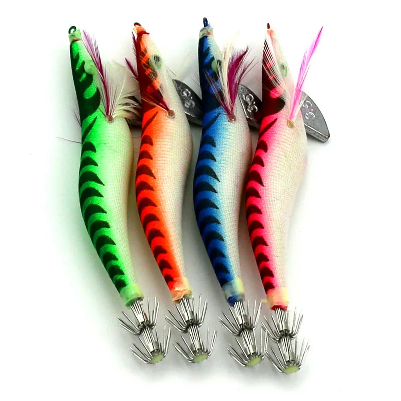 Fishing Lures Hand Made Squid Jig Wood Shrimp 3.5# Explosion Hooks Jigs 13.5cm 19.8g
Fishing Lures Hand Made Squid Jig Wood Shrimp 3.5# Explosion Hooks Jigs 13.5cm 19.8g