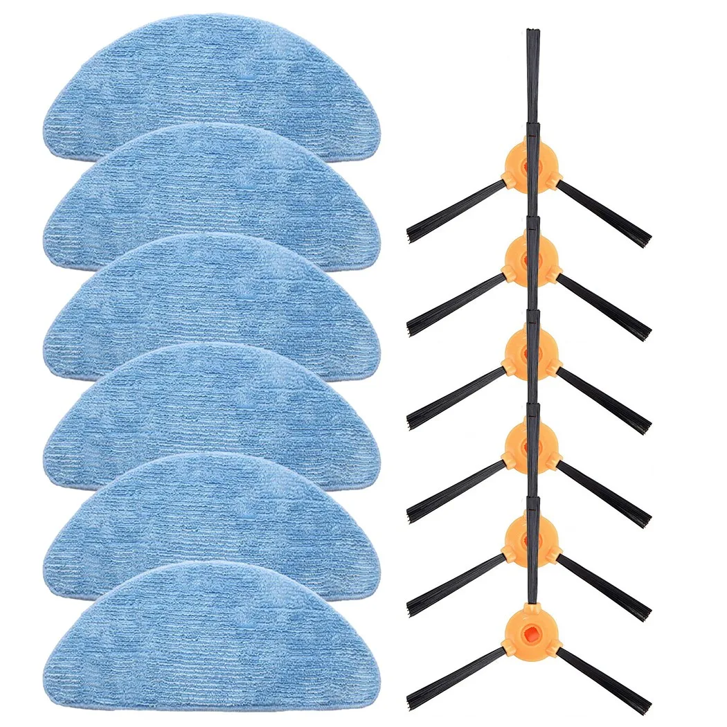 Sweeper Side Brush For Yeedi K600 K700 Robotic Vacuum Cleaner Sweeper Accessories With 6 Wipes And 6 Side Brushes
Sweeper Side Brush For Yeedi K600 K700 Robotic Vacuum Cleaner Sweeper Accessories With 6 Wipes And 6 Side Brushes