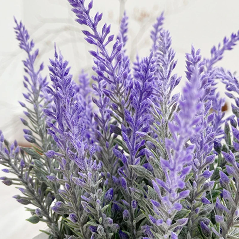 DIY Handmade Artificial Lavender Pot Simulation Fake Flower Plant Home Decoration
DIY Handmade Artificial Lavender Pot Simulation Fake Flower Plant Home Decoration