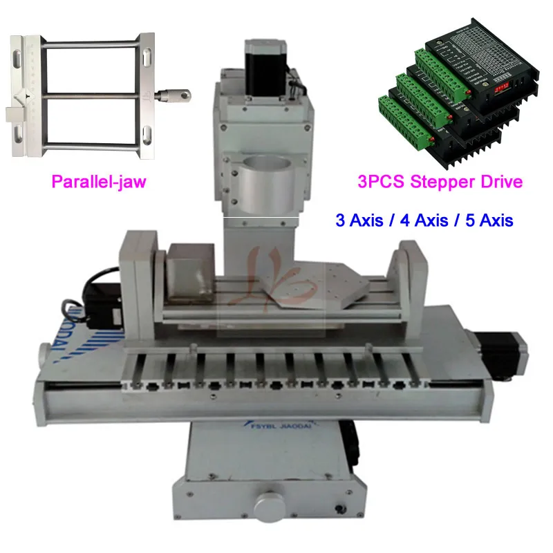 5 Axis 4axis Vertical CNC 3040 Frame Kit Column Type Ball Screw for DIY Engraving Machine with NEMA 23 Stepper Motor Drive Vise 
5 Axis 4axis Vertical CNC 3040 Frame Kit Column Type Ball Screw for DIY Engraving Machine with NEMA 23 Stepper Motor Drive Vise