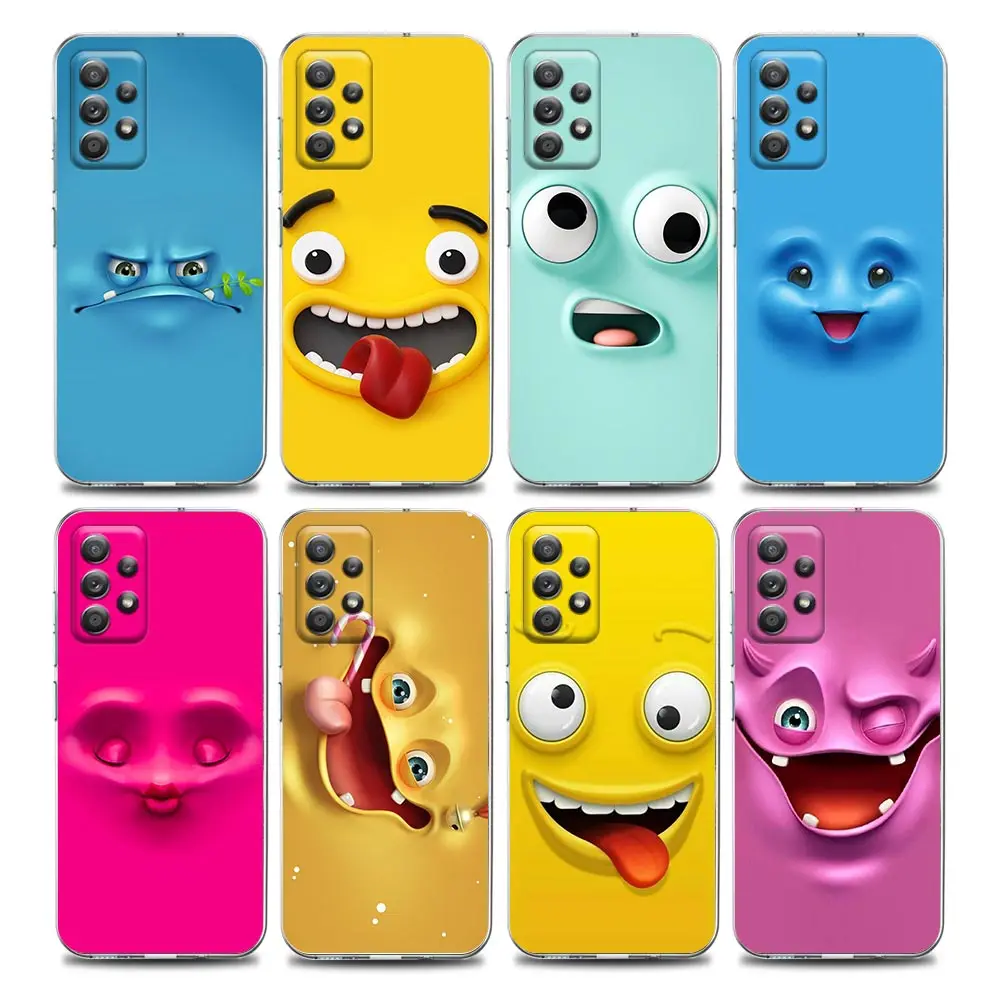 Cartoon Art Funny Faces Clear Phone Case for Samsung A01 A02s A11 A12 A21 S A31 A41 A32 A51 A71 A42 A52 A72 Soft Silicon
Cartoon Art Funny Faces Clear Phone Case for Samsung A01 A02s A11 A12 A21 S A31 A41 A32 A51 A71 A42 A52 A72 Soft Silicon