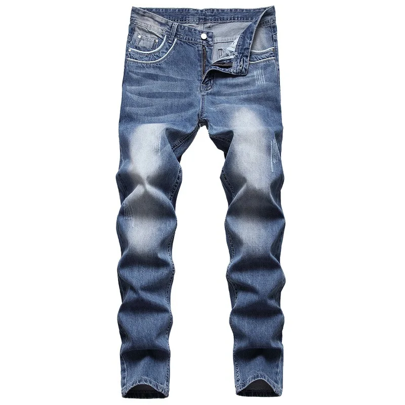 2022 Autumn Spring Men's Streetwear HIP HOP Punk Stretch Skateboard Moto Bike Blue Jeans Trendy Straight Denim Trouers
2022 Autumn Spring Men's Streetwear HIP HOP Punk Stretch Skateboard Moto Bike Blue Jeans Trendy Straight Denim Trouers