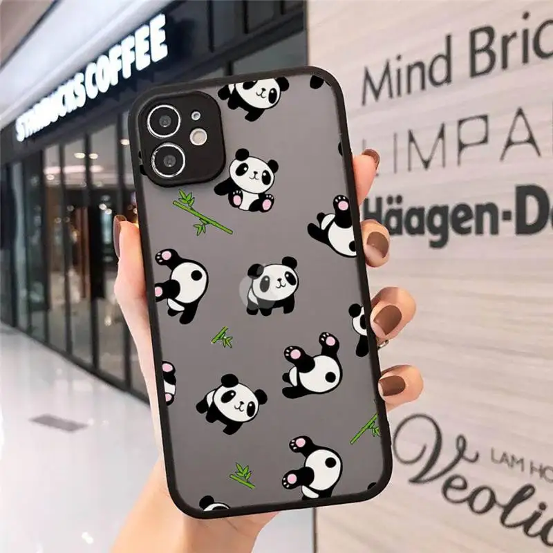cartoon china panda Cute Animal Phone Case Matte Transparent for iPhone 7 8 11 12 s mini pro X XS XR MAX Plus cover funda
cartoon china panda Cute Animal Phone Case Matte Transparent for iPhone 7 8 11 12 s mini pro X XS XR MAX Plus cover funda
