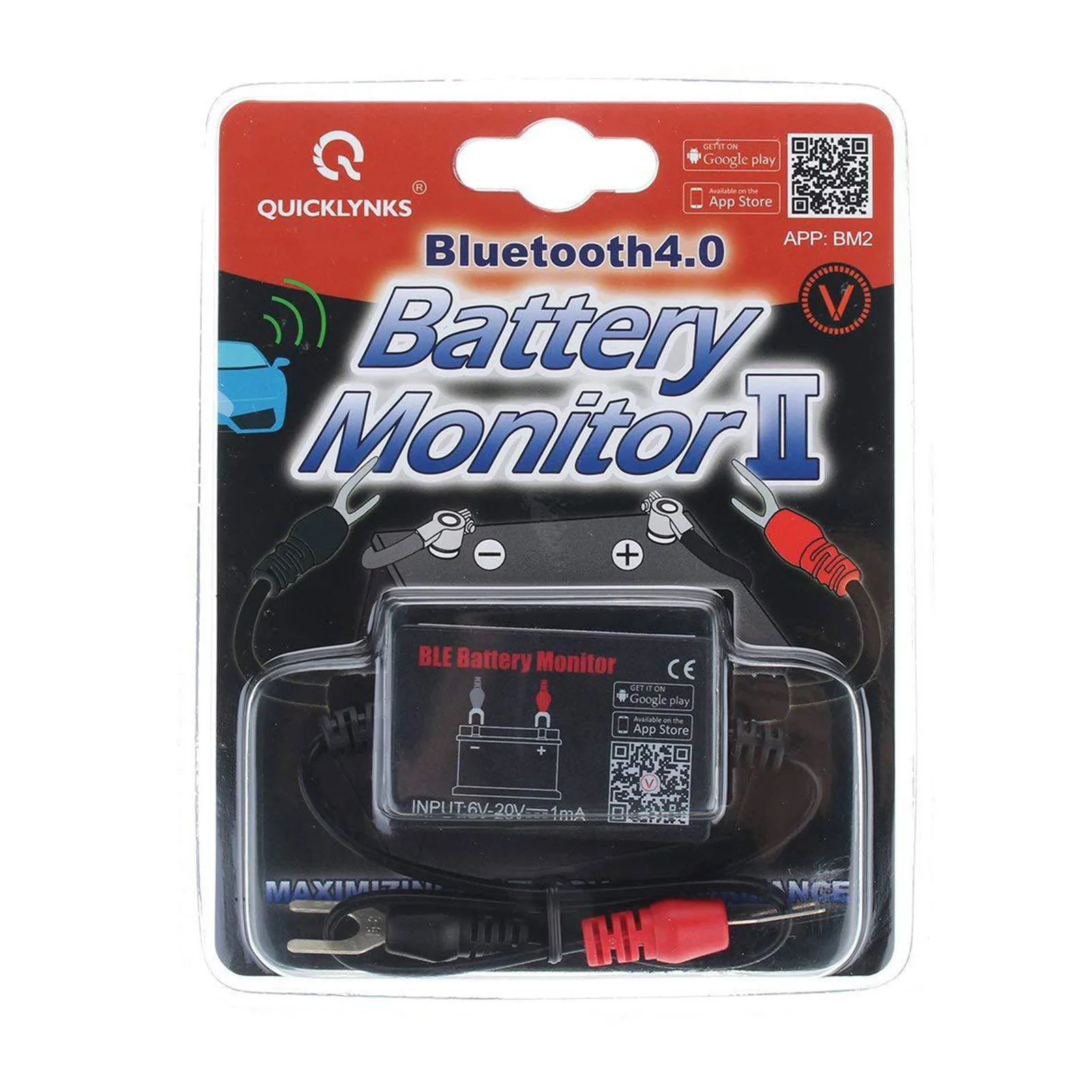 6-20VCar Battery Tester BM2 Bluetooth 4.0 Battery Analyzer Real Time Battery Monitor for Android IOS Car Battery Diagnostic Tool
6-20VCar Battery Tester BM2 Bluetooth 4.0 Battery Analyzer Real Time Battery Monitor for Android IOS Car Battery Diagnostic Tool