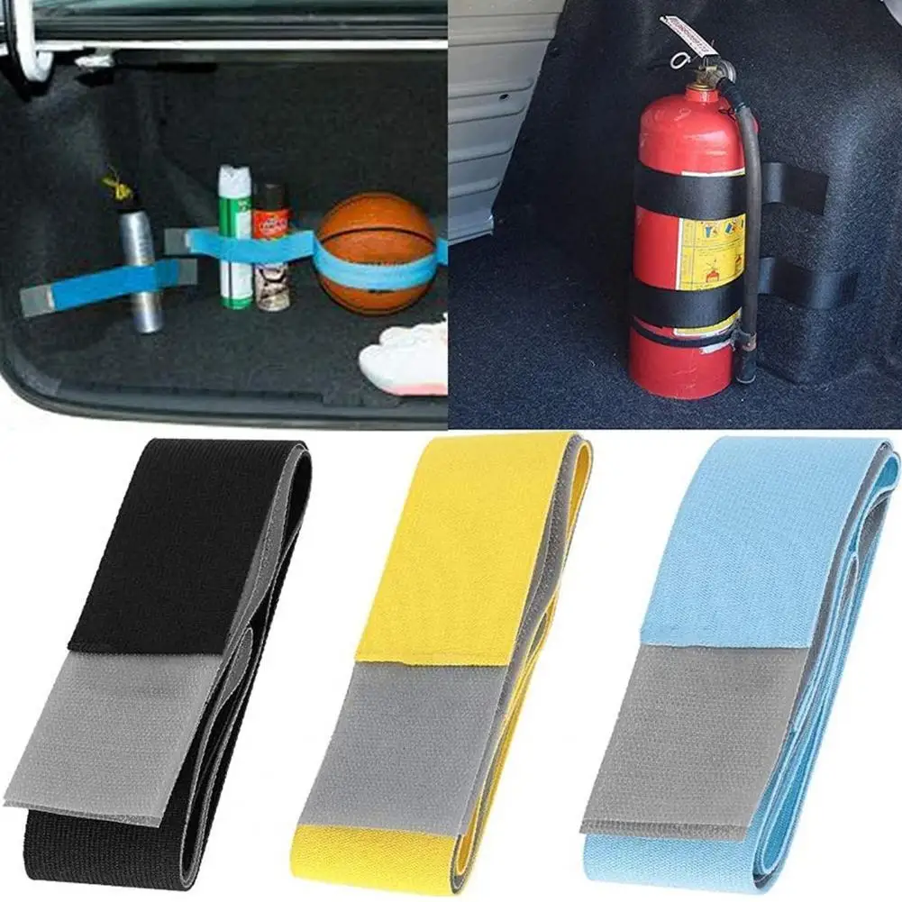 

4Pcs Elastic Strap Belt Innovative Wrinkle Resistant Easy to Use Organizer Fixed Tapes for Cargo