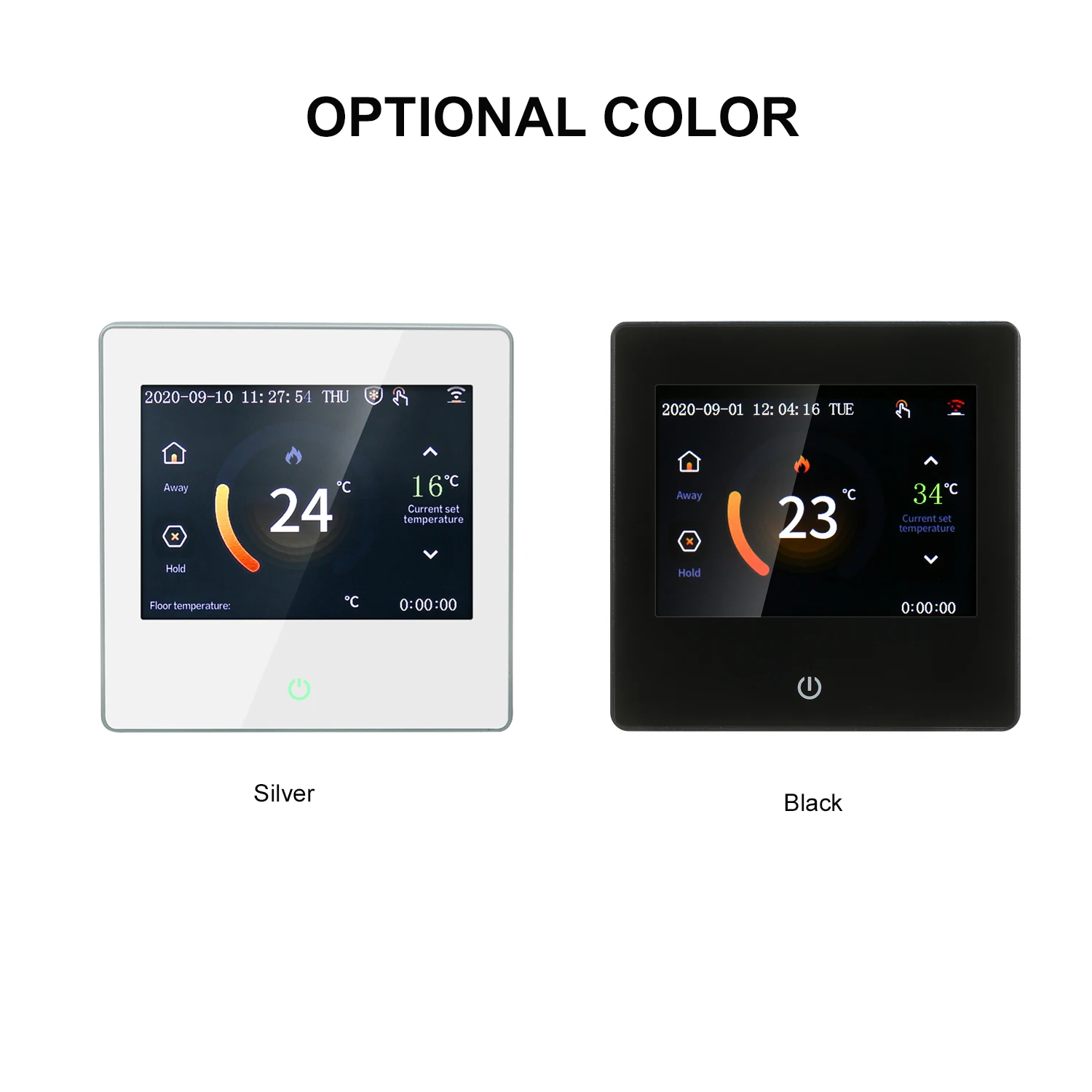Smart Thermostat LCD Touch-screen Weekly Programmable Thermostat with WIFI Electric Heating 16A Digital Temperature Controller
Smart Thermostat LCD Touch-screen Weekly Programmable Thermostat with WIFI Electric Heating 16A Digital Temperature Controller