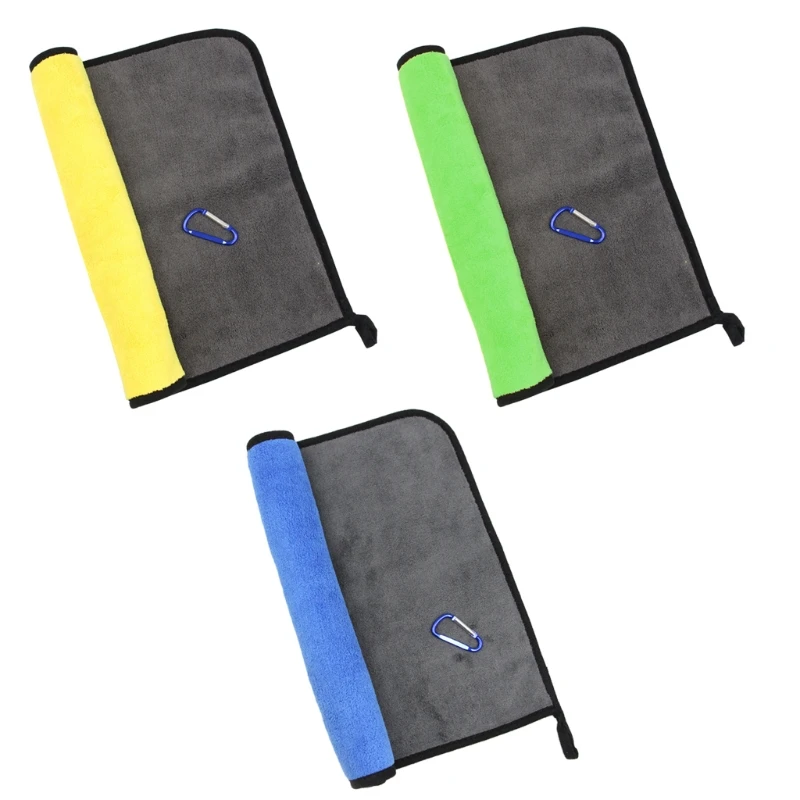 Fishing Towel with Clip Thickening Non-stick Absorbent Fishing Wipe Hands Towel
Fishing Towel with Clip Thickening Non-stick Absorbent Fishing Wipe Hands Towel