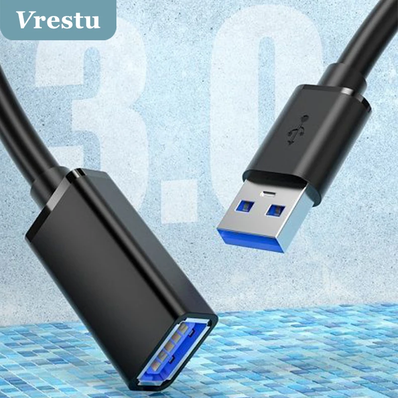 USB 3.0 Cable USB3.0 Extension Extender Male to Female Cabo USB Data Kable for PC Mouse Keyboard Printer Camera Smart TV SSD PS4
USB 3.0 Cable USB3.0 Extension Extender Male to Female Cabo USB Data Kable for PC Mouse Keyboard Printer Camera Smart TV SSD PS4