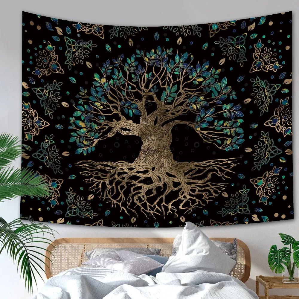 Large Life Tree Wall Hanging Tapestry Psychedelic Wall Carpet Bohemian Decorative Cloth Hippie Family Tree Tapestries Home Decor
Large Life Tree Wall Hanging Tapestry Psychedelic Wall Carpet Bohemian Decorative Cloth Hippie Family Tree Tapestries Home Decor